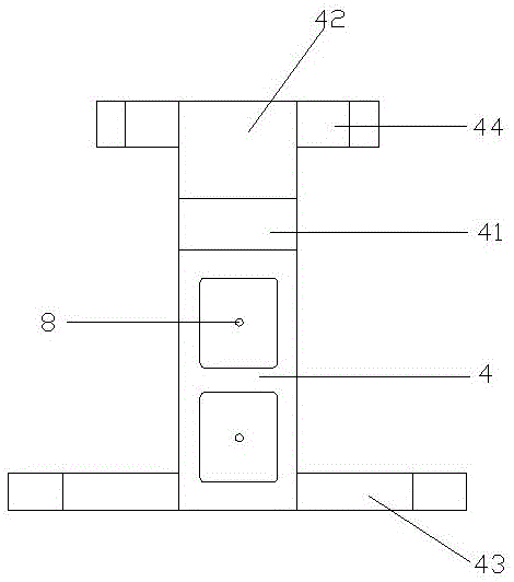 A welding structure of lithium battery pole piece foil and tab