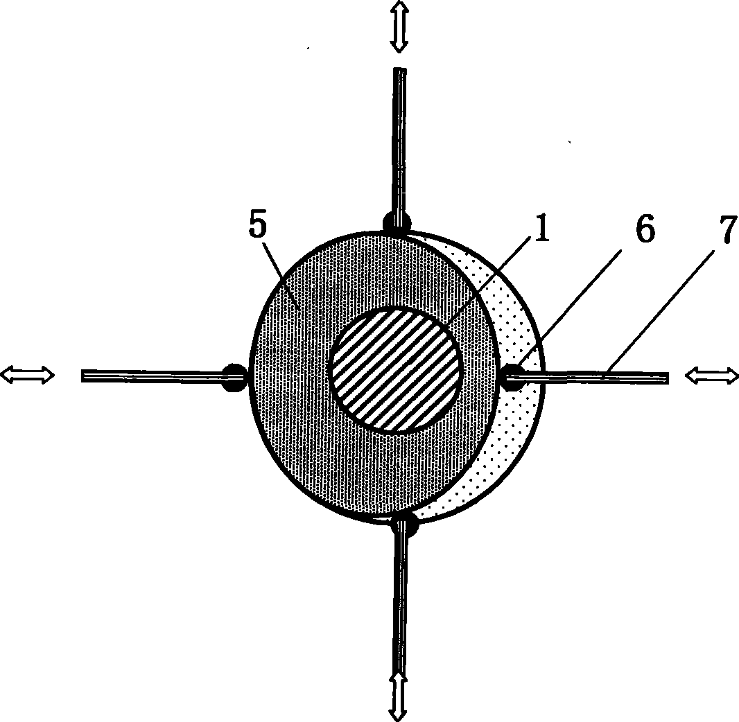 Vertical shaft giant energy and energy-collecting wind-power water drawing machine