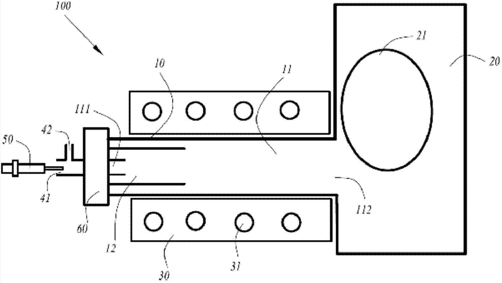 Device for growth of carbon nano-tube aerogel