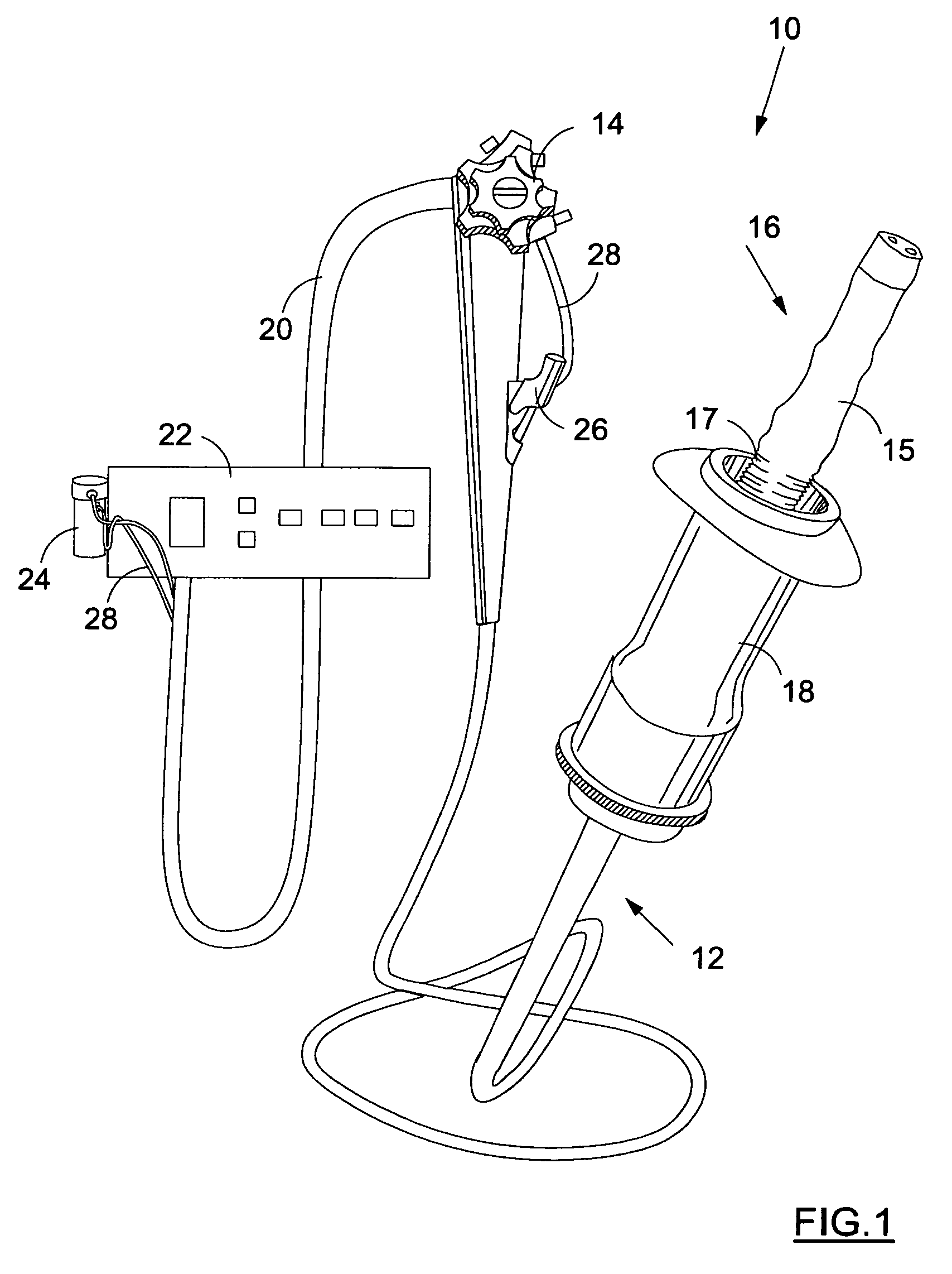 Control system for supplying fluid medium to endoscope