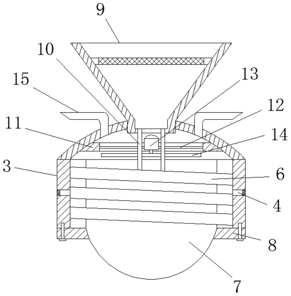 Intelligent solar street lamp with good heat dissipation