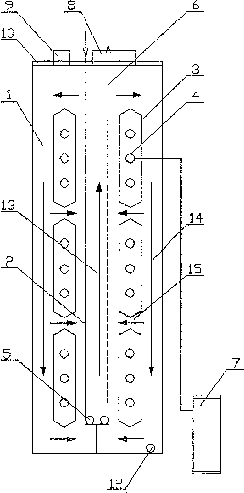 Novel multi-section flat type photo-bioreactor