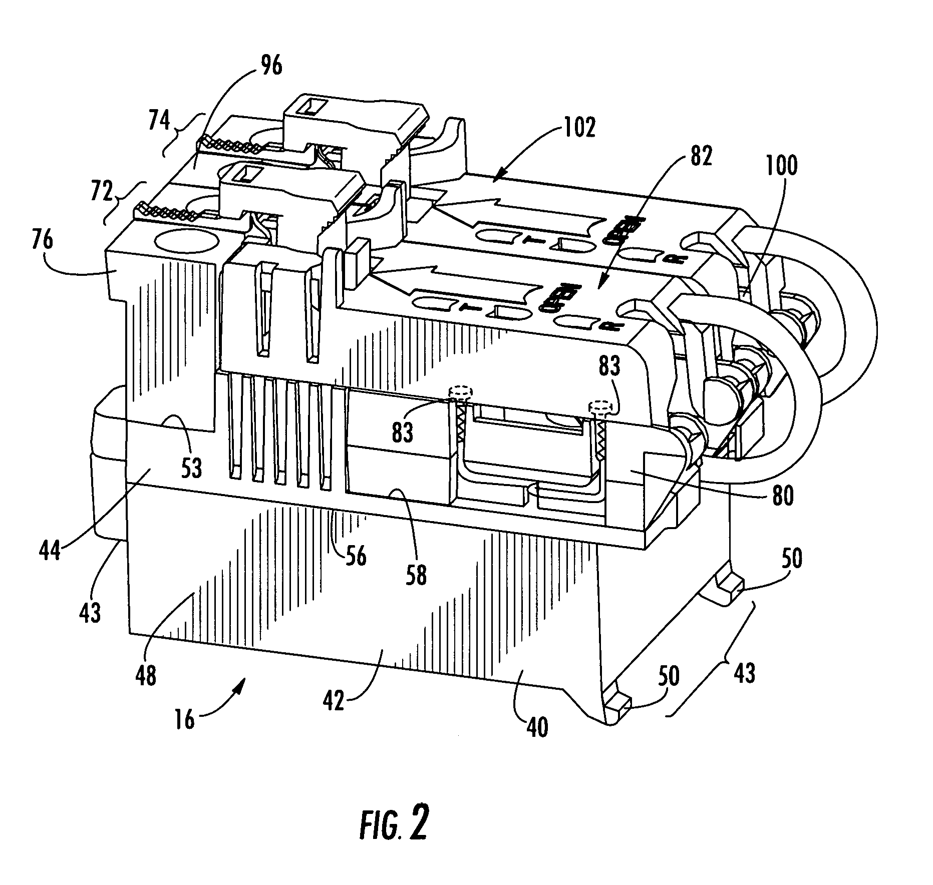 XDSL splitter line module for network interface device