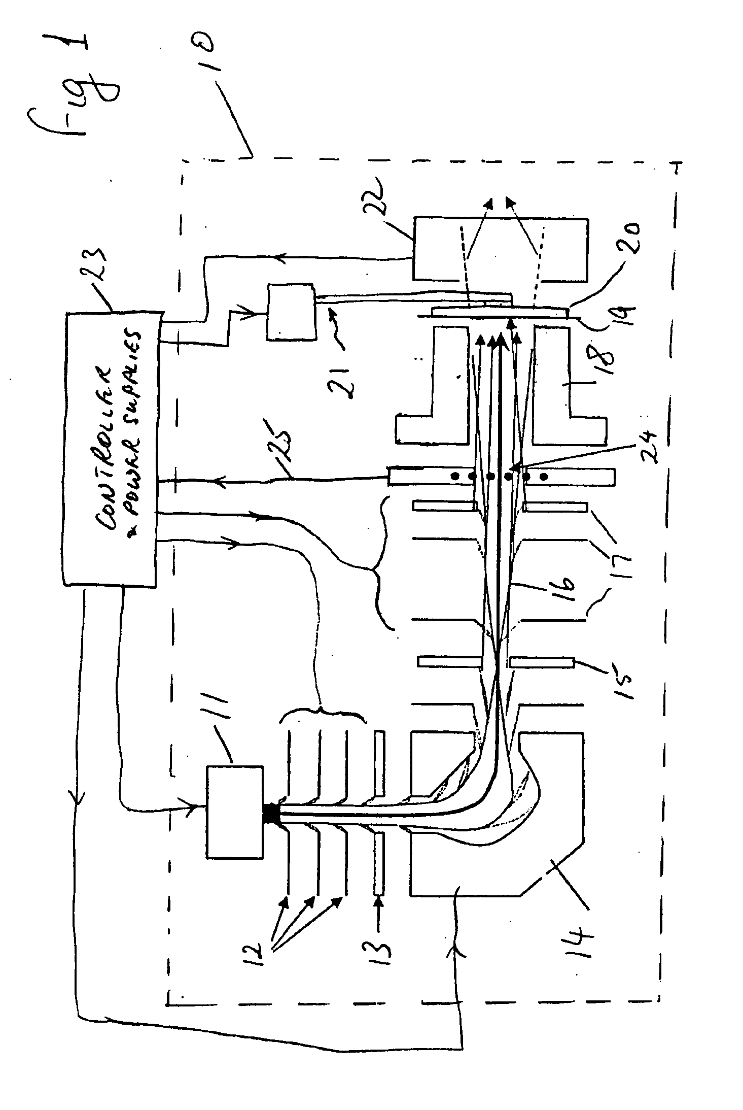 Semiconductor device manufacturing apparatus and a method of controlling a semiconductor device manufacturing process