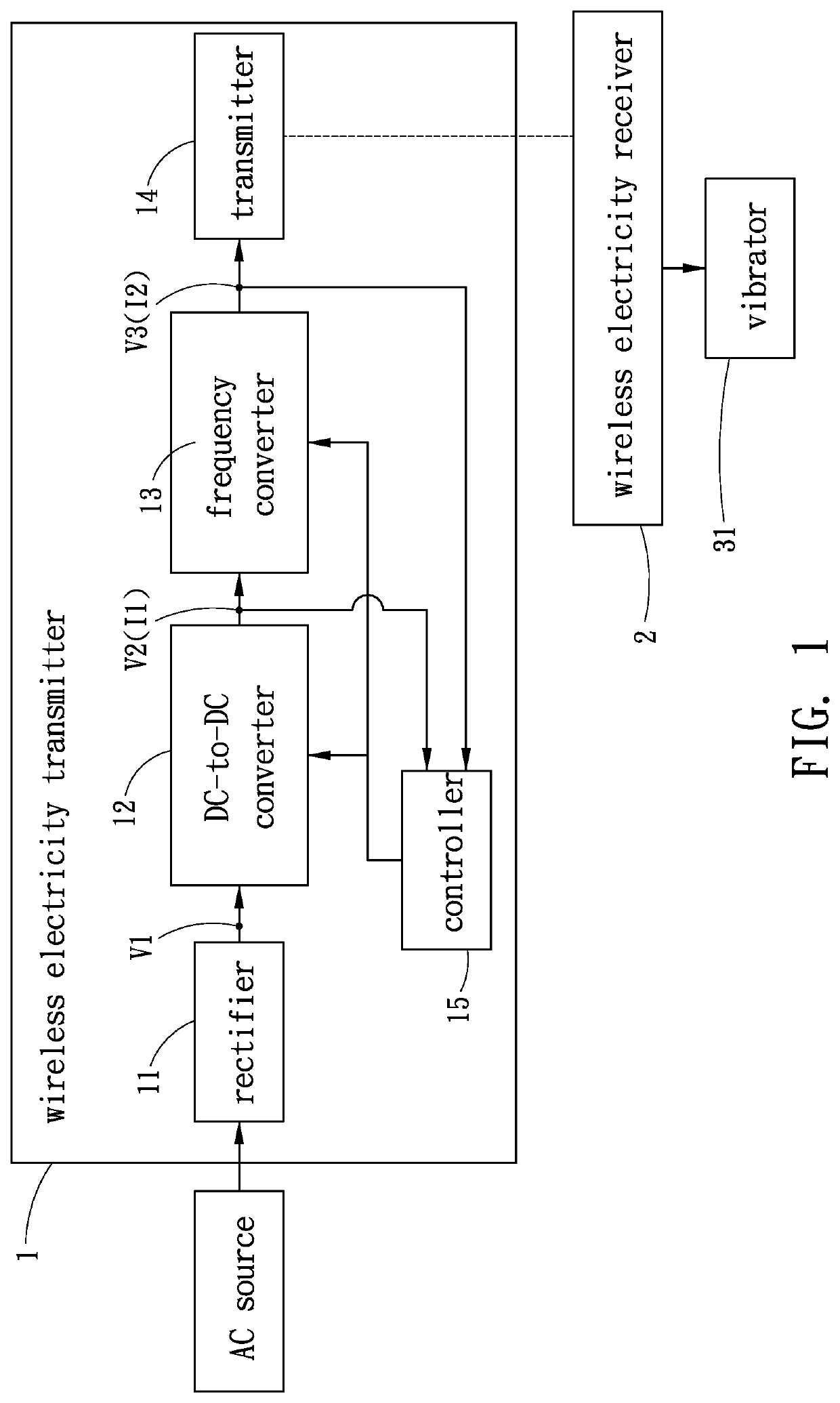 Power Supply System and Vibrating Processing Apparatus