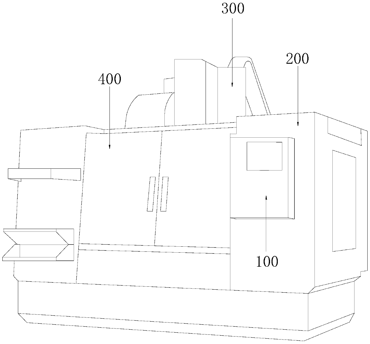 Metal cutting machine tool capable of quickly clamping