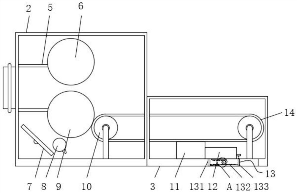 A non-woven fabric forming device for a non-woven fabric machine