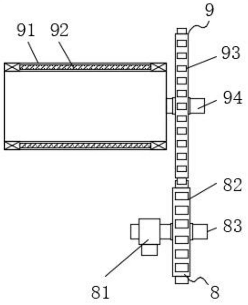 A non-woven fabric forming device for a non-woven fabric machine