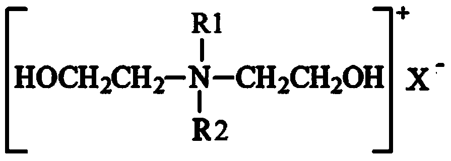 Dihydroxyl quaternary ammonium salt with antimicrobial activity as well as preparation method and application thereof