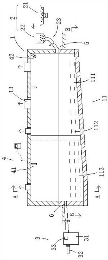 Zinc-containing blast furnace gas ash smelting device and smelting method