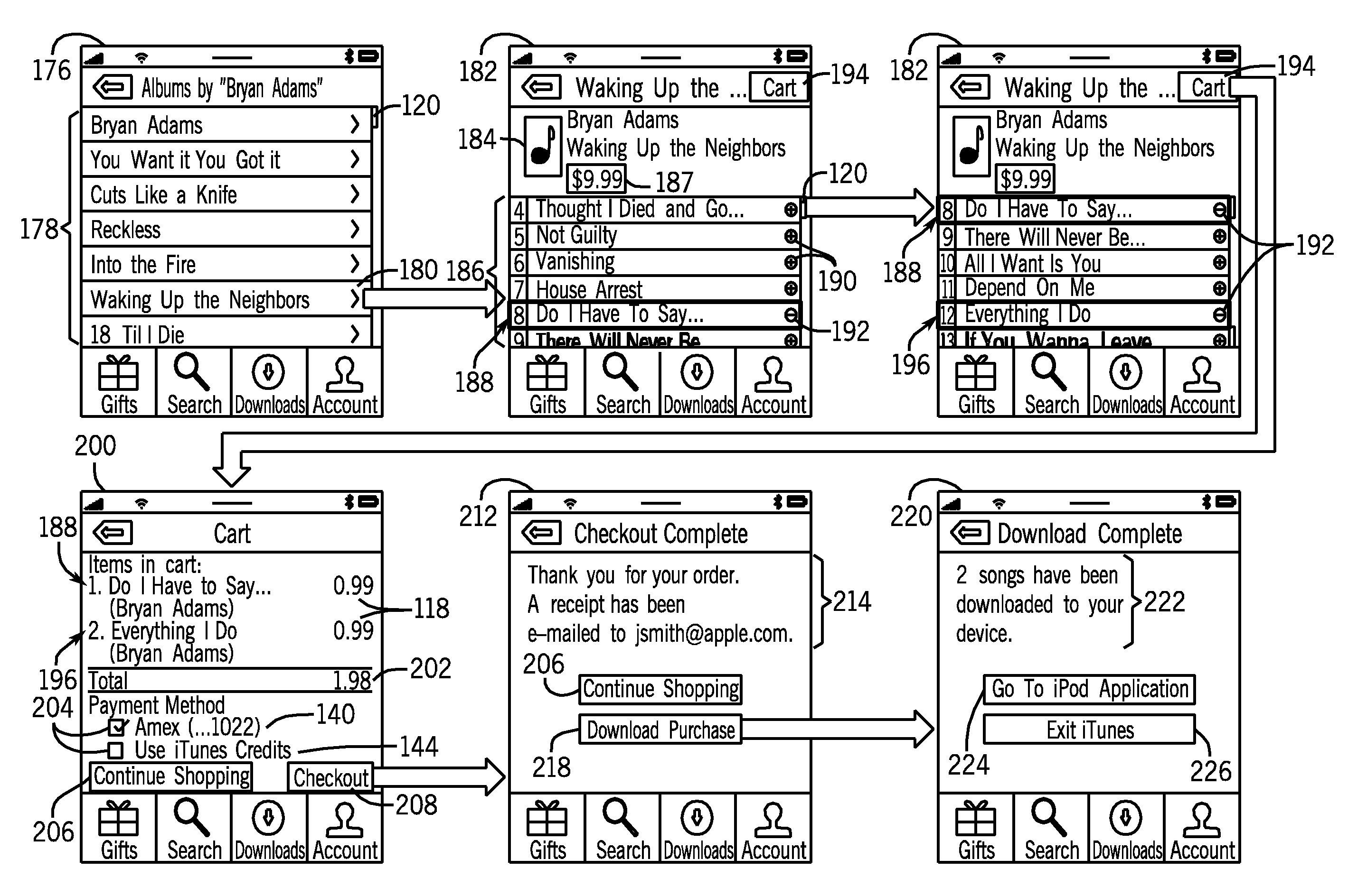 Media gifting devices and methods