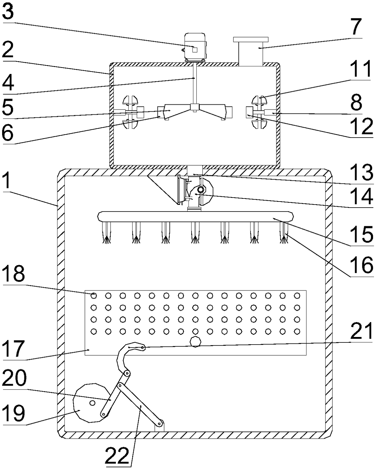 Seasoning spraying device for conch flesh pickling processing