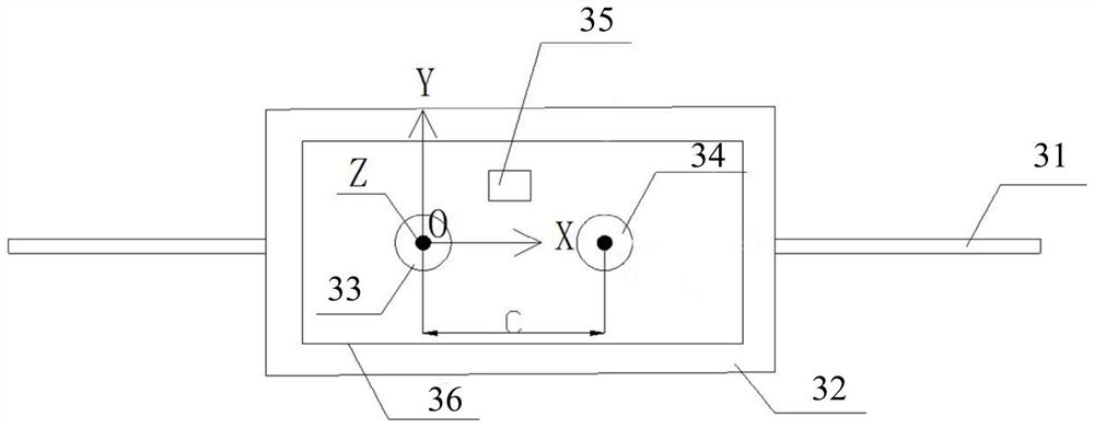 Discrete single-point displacement dynamic monitoring device and method based on laser ranging