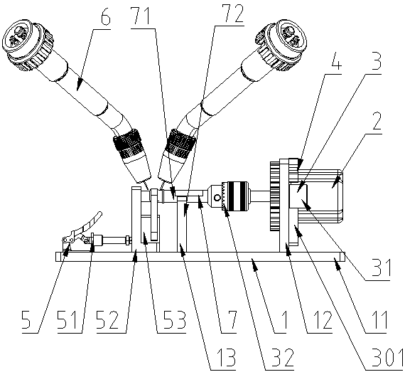 Linked cam welding tool