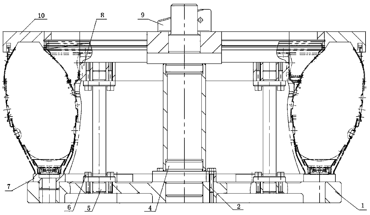 A method of post-deformation correction of high-temperature enamel in an annular flame cylinder