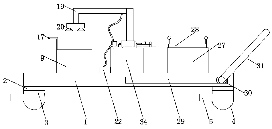 A detection device for negative pressure artificial stone preparation