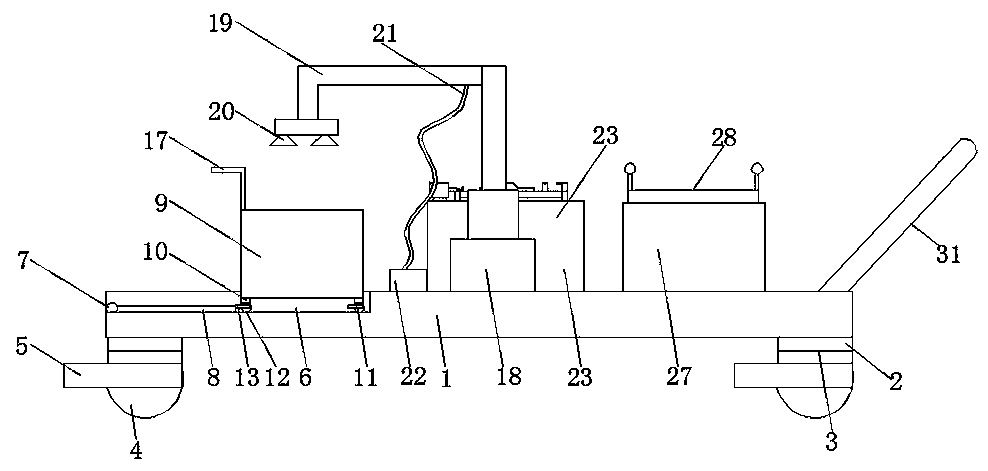 A detection device for negative pressure artificial stone preparation