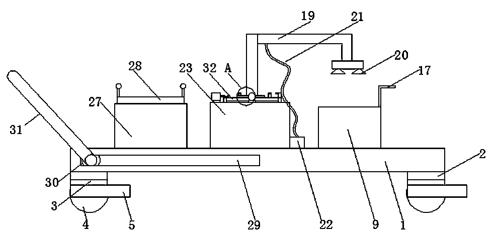 A detection device for negative pressure artificial stone preparation