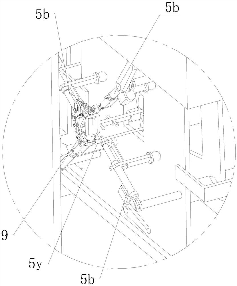 An all-in-one machine for deburring and spraying of wiper arm motor cover