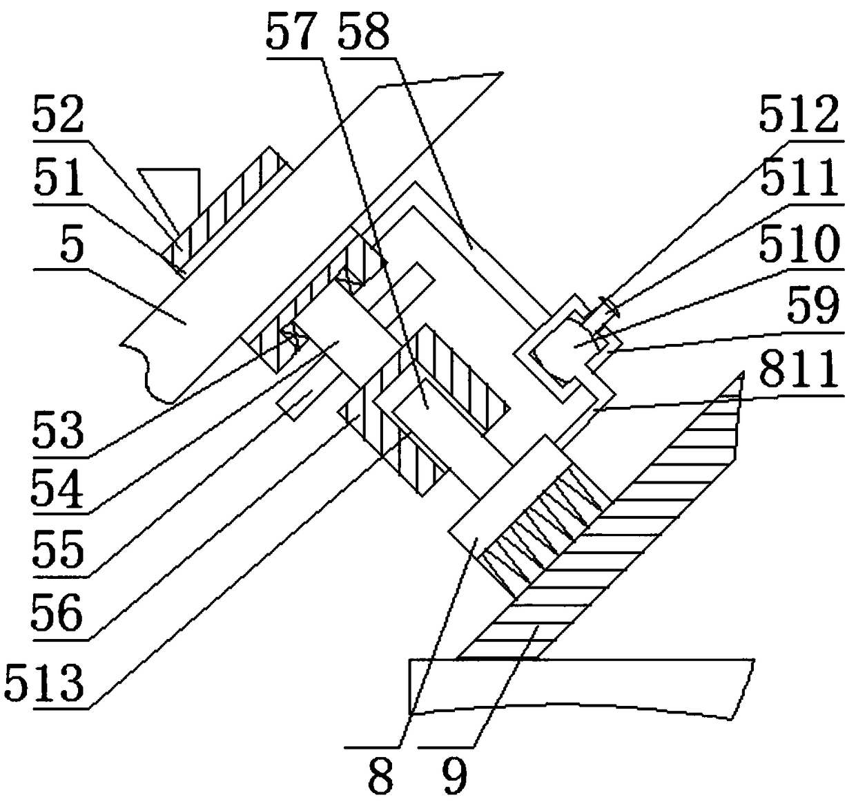 Falling body centroid coincidence degree measuring reference device