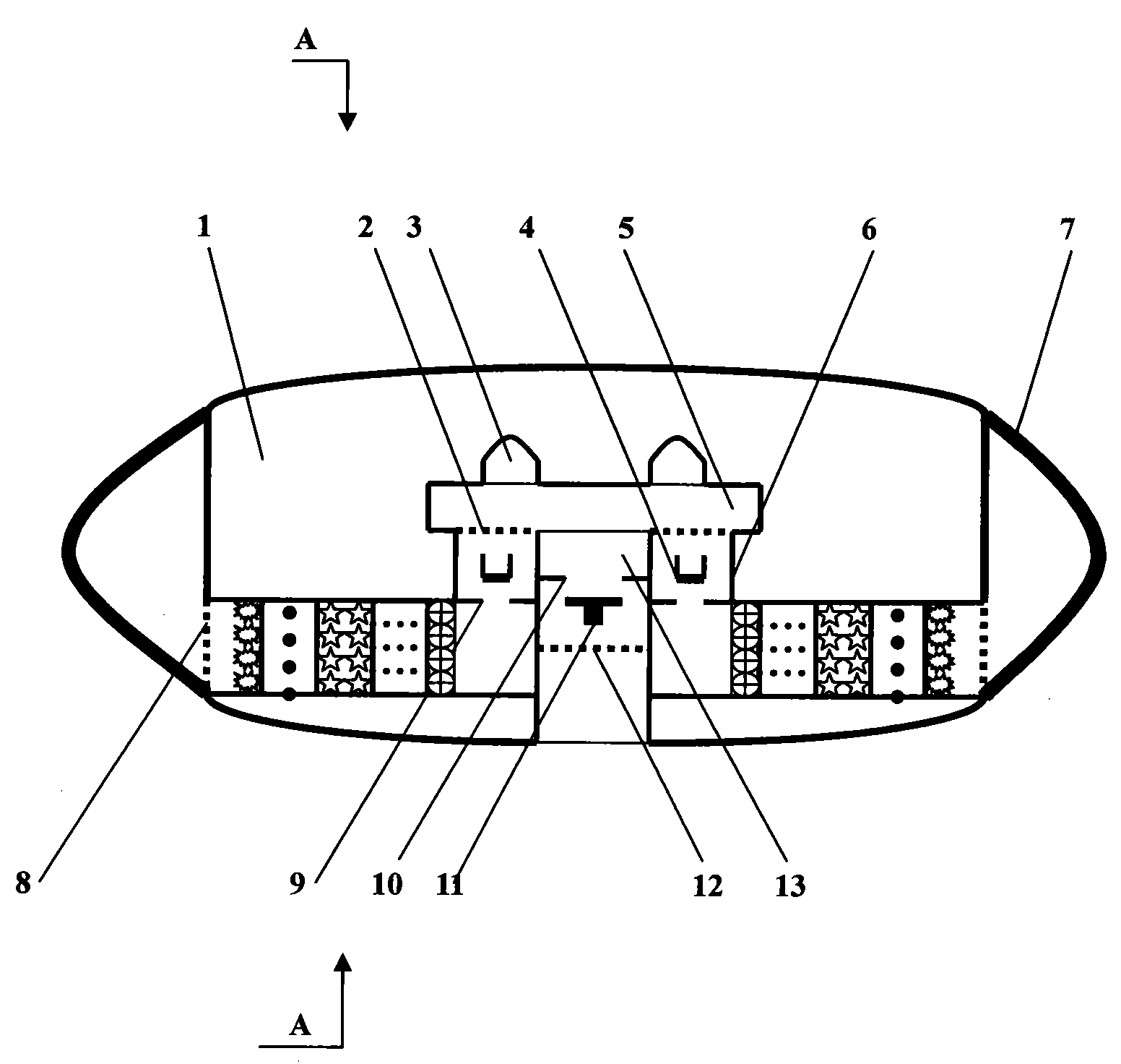 Transverse filtering mask