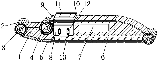 Automotive anti-overload detecting device