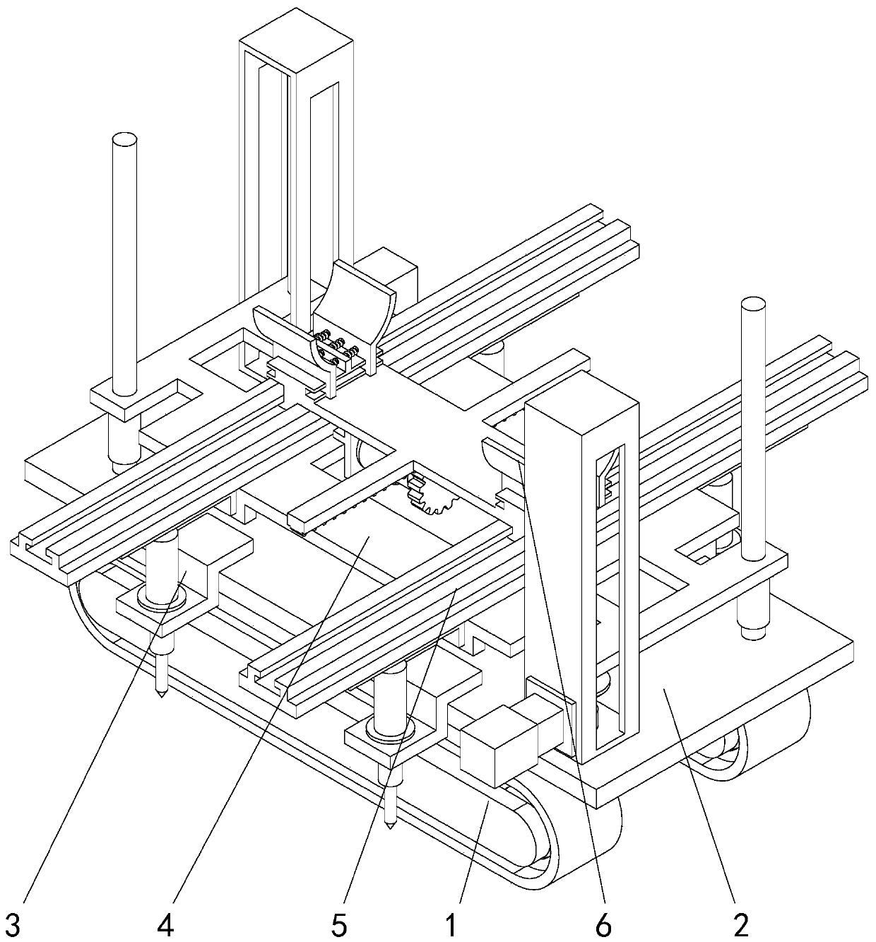 Petroleum pipeline laying and mounting construction method