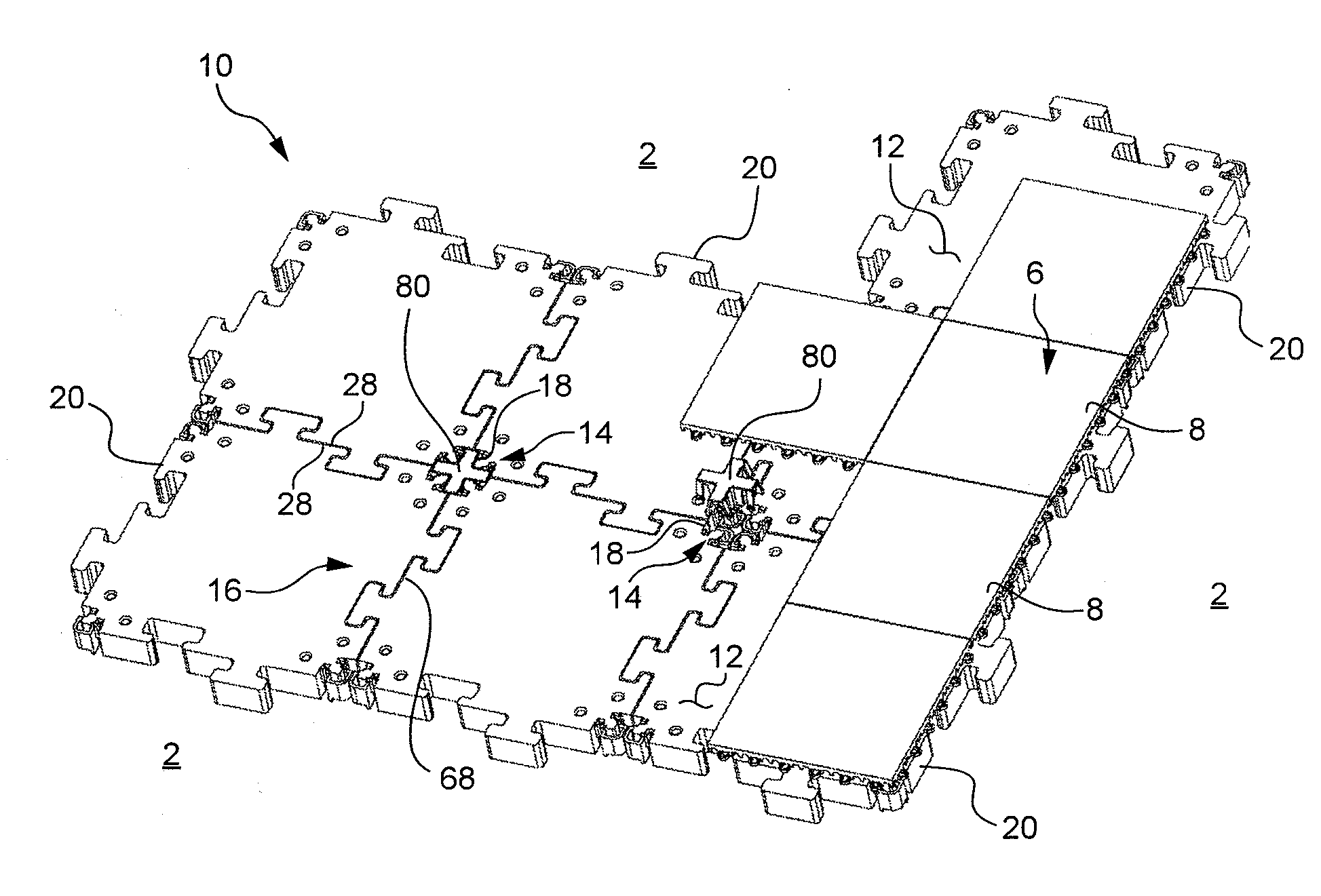 Modular flooring system