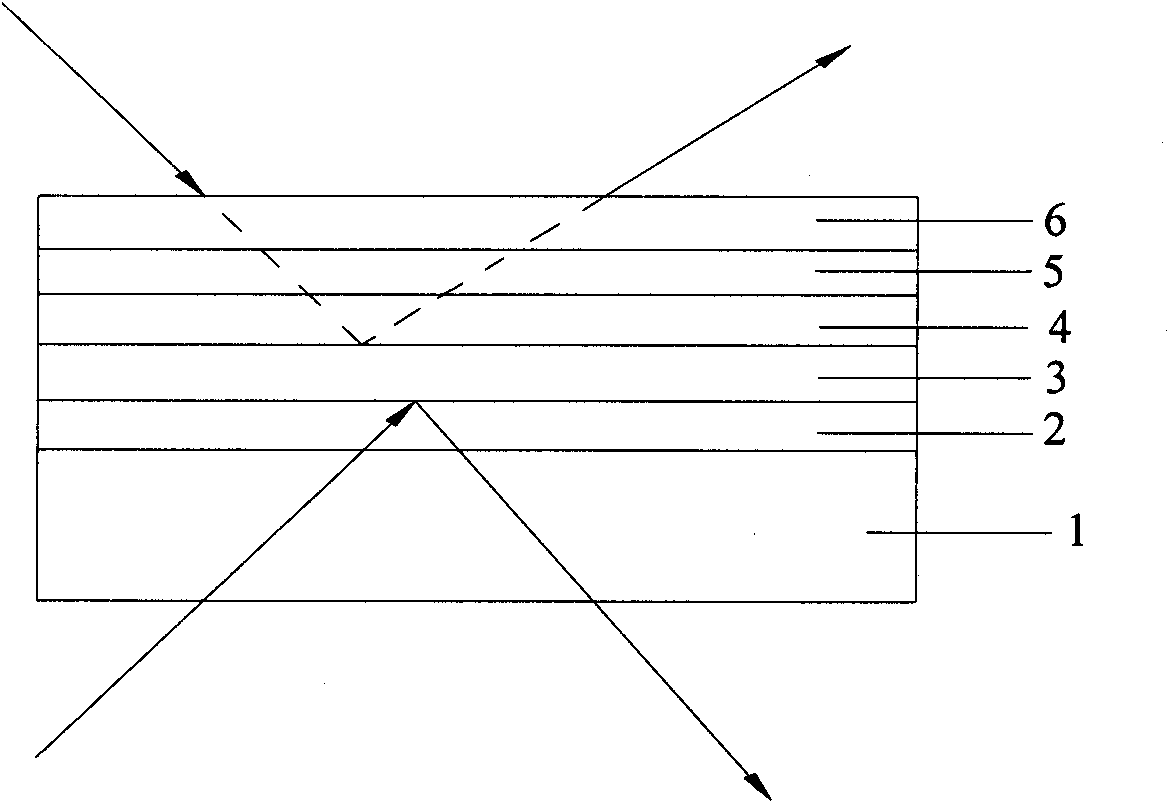 One-way perspective glass and preparation method thereof