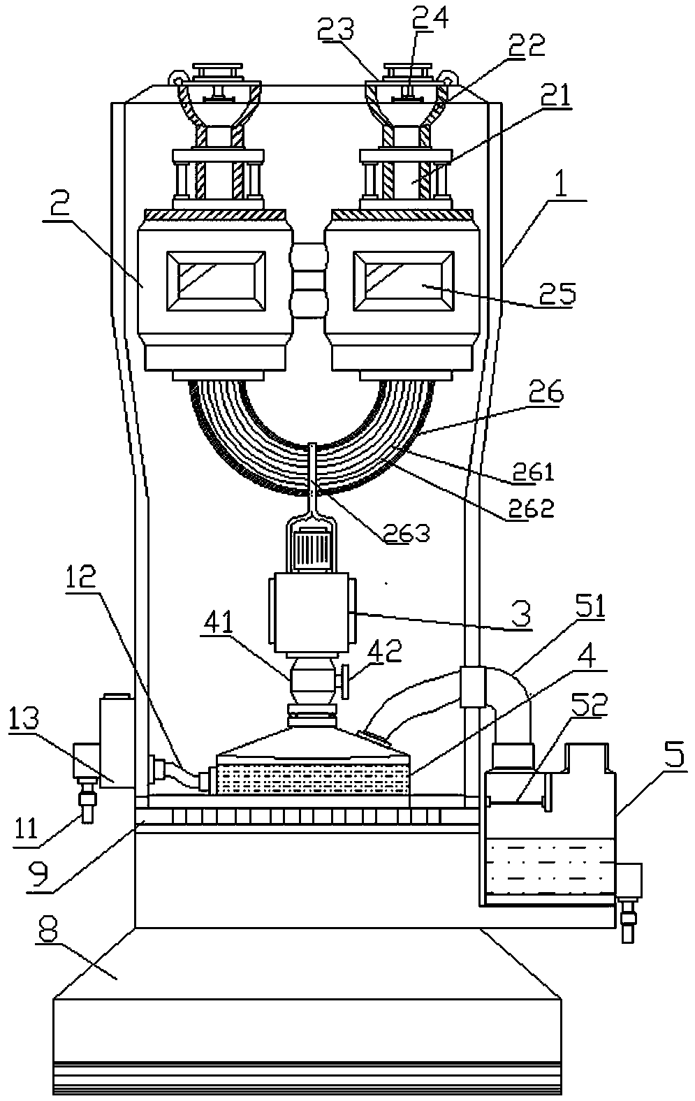 A kind of acid mixing method and its acid mixing device