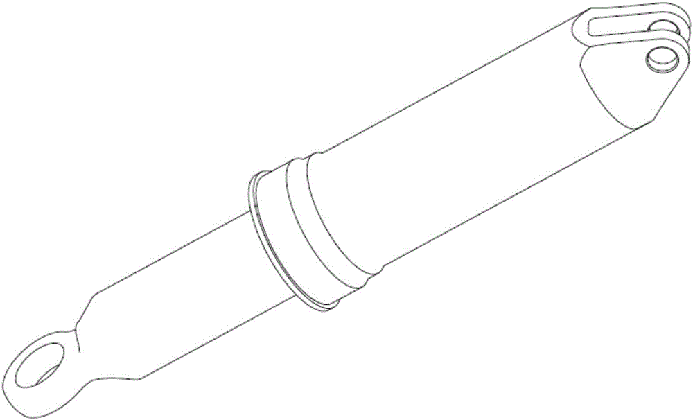 Design method for landing gear buffer based on variable oil hole of oil return cavity