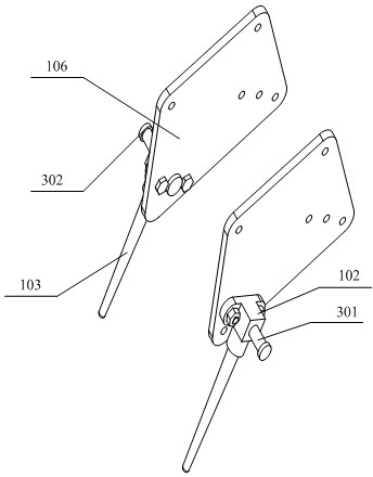 Hopping robot based on rotating plate/cylindrical pin driving mechanism