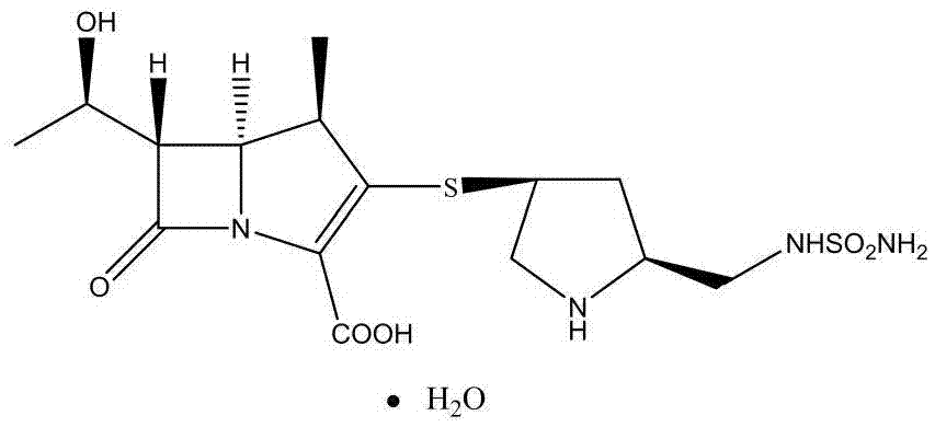 Preparation method and application of doripenem side chain disulfide