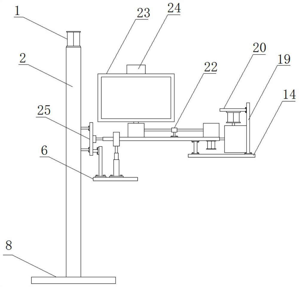 Outdoor intelligent terminal display screen based on stable readable technology under sunlight