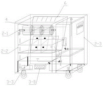 Automatic crop root system cleaning device