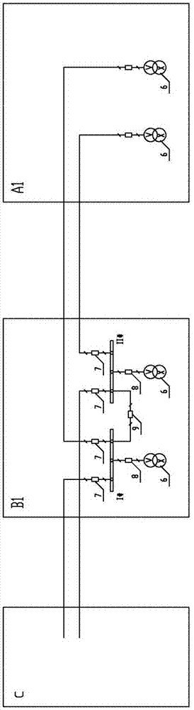 External power supply system of electrified railway traction station