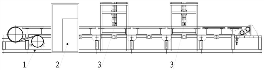 Shifting rod type sorting system and sorting method