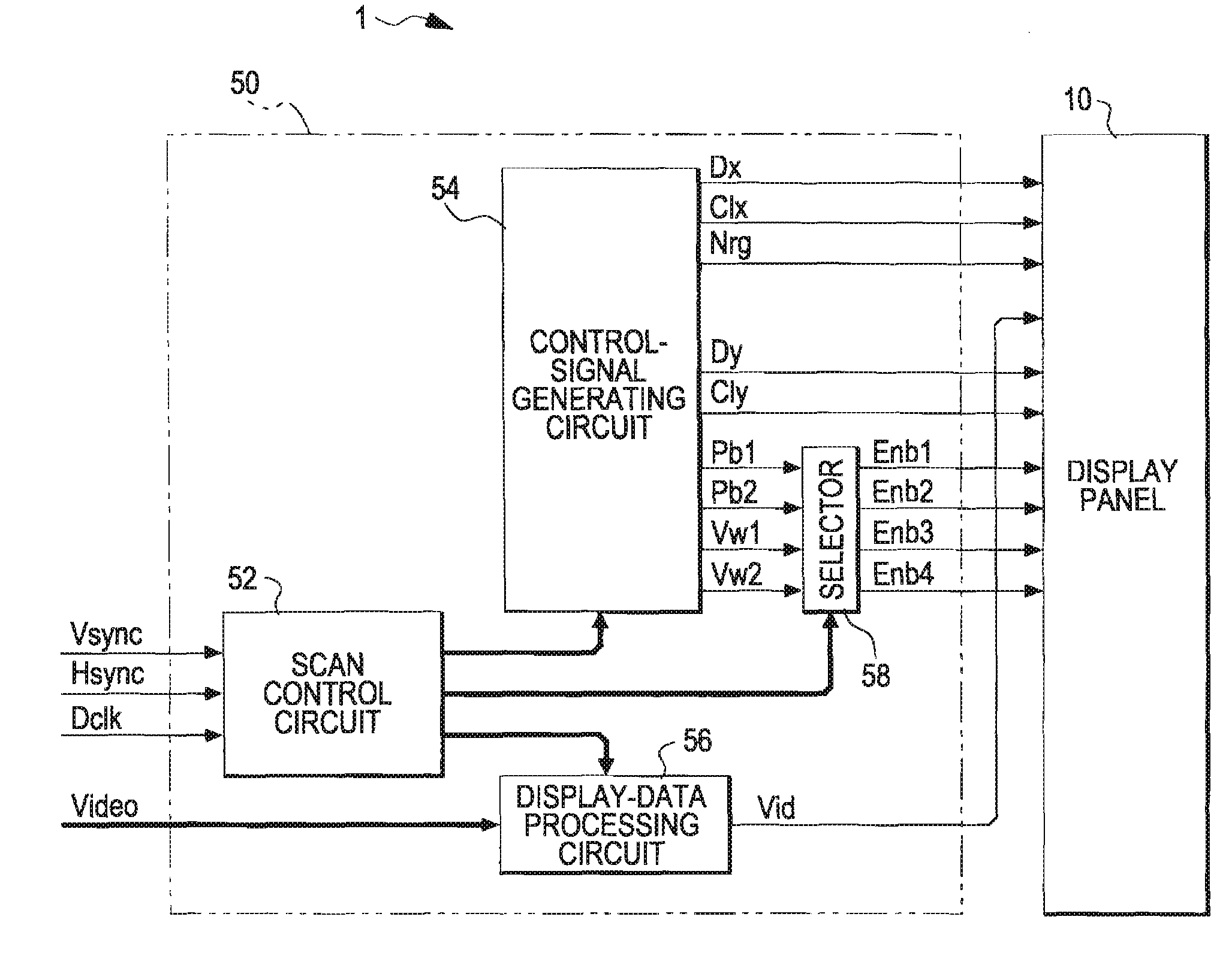 Electrooptic device, scanning-line driving circuit, method for driving the same, and electronic device