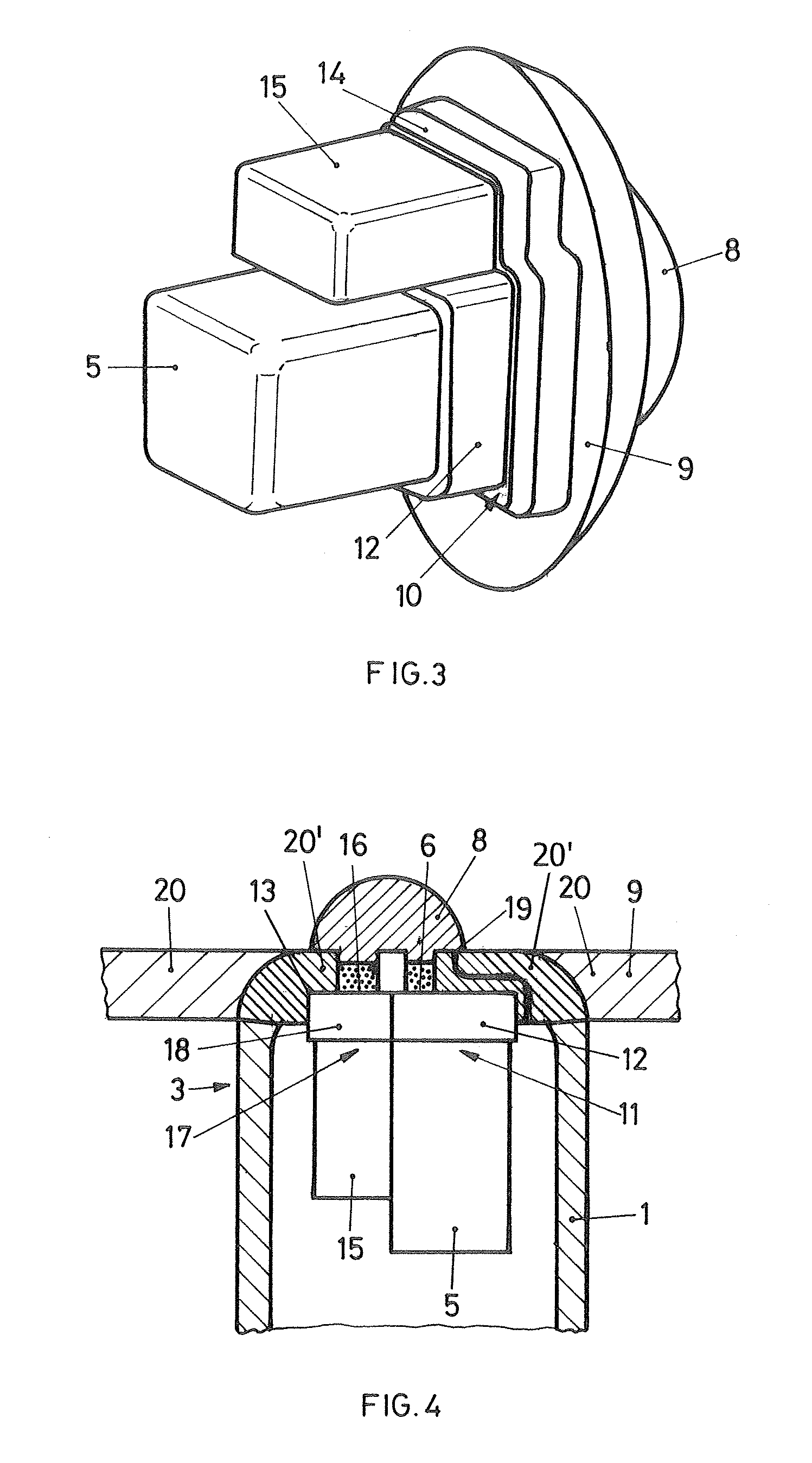 Tip-plate assembly, hearing device with a tip-plate assembly and method of manufacturing a hearing device with a tip-plate assembly