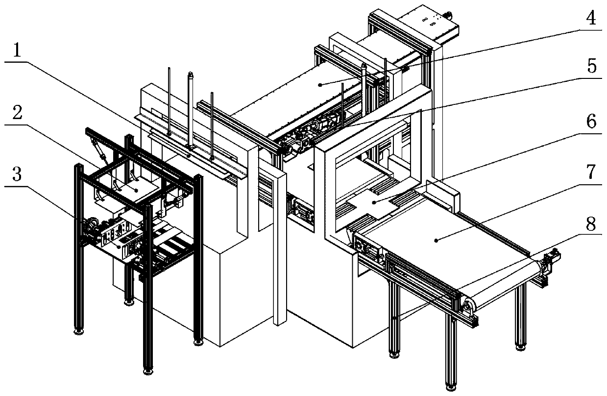 Automatic collecting and bundling device for packaging bags