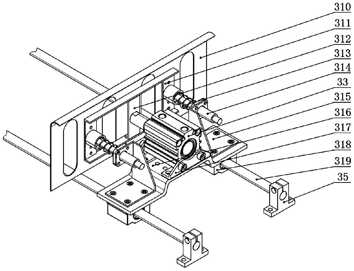 Automatic collecting and bundling device for packaging bags