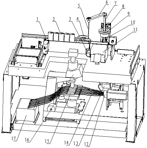 Automatic multichannel selection and alternate sampling analyzing device