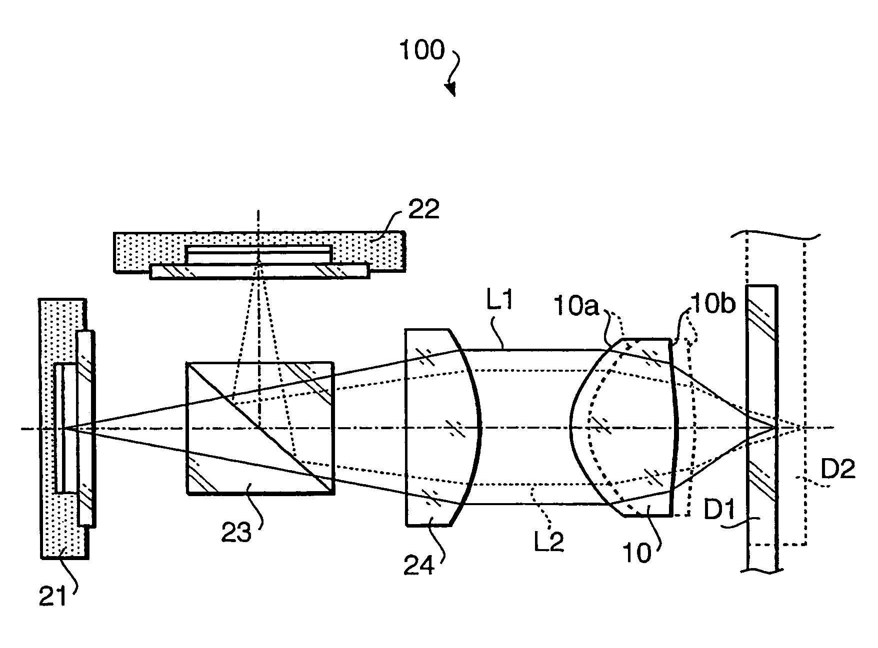 Objective lens for optical disc