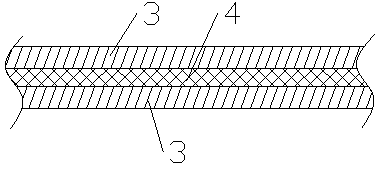 Honeycomb type door and window air filtering gauze