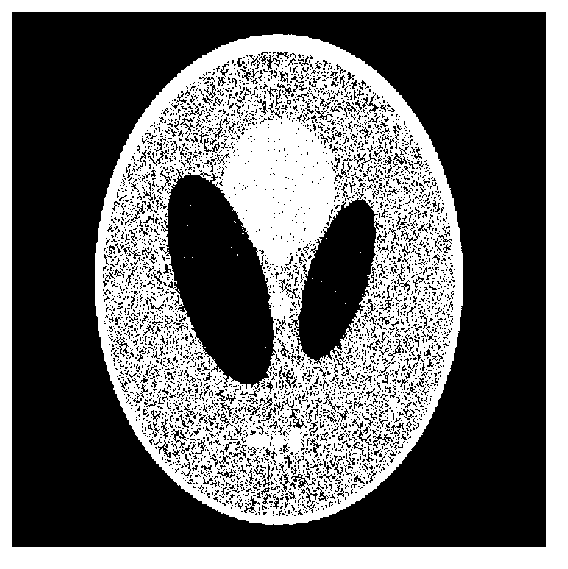 X-ray low-dose computerized tomography (CT) image reconstruction method based on weighting alpha divergence constraint