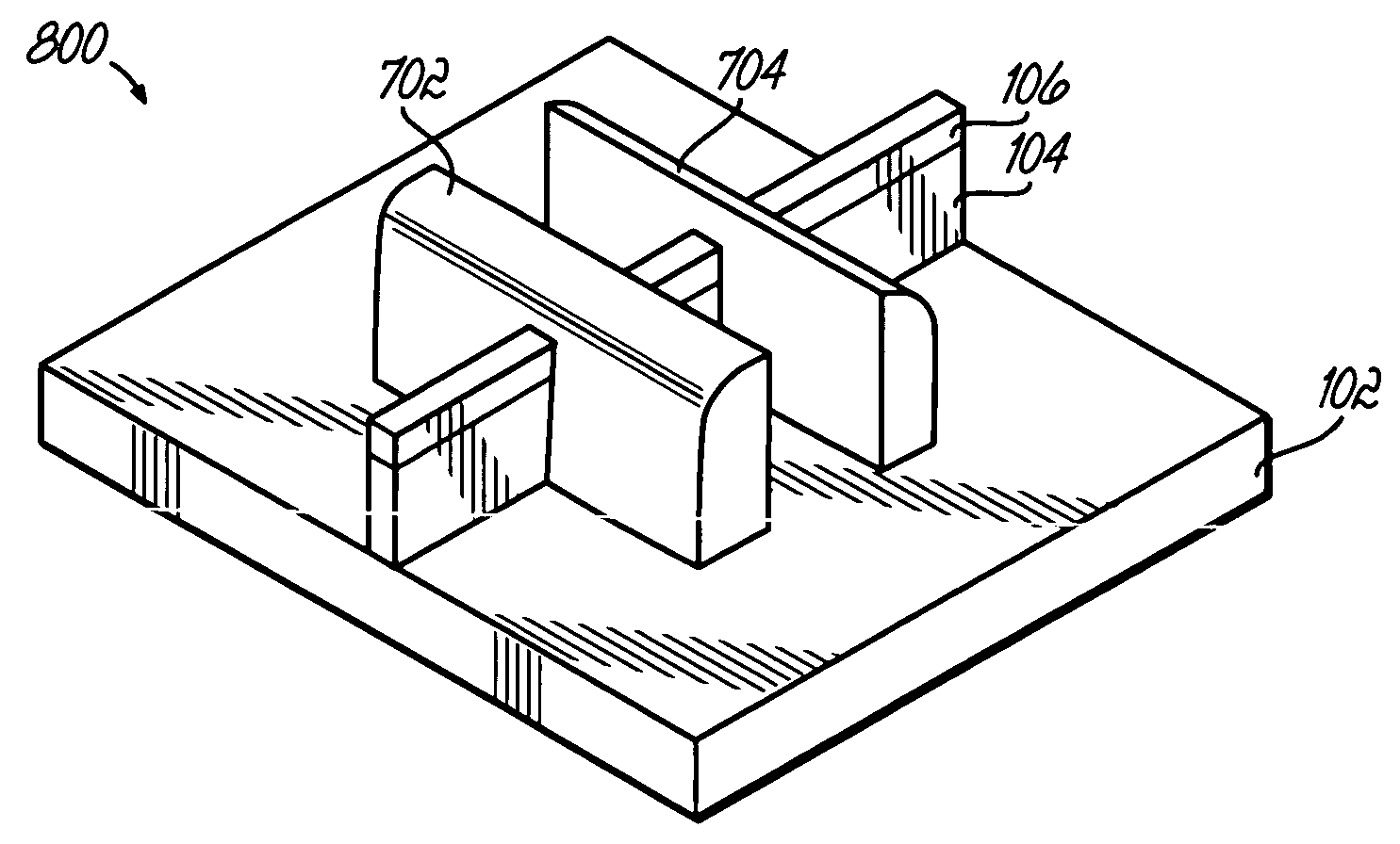 Method of forming FinFET gates without long etches