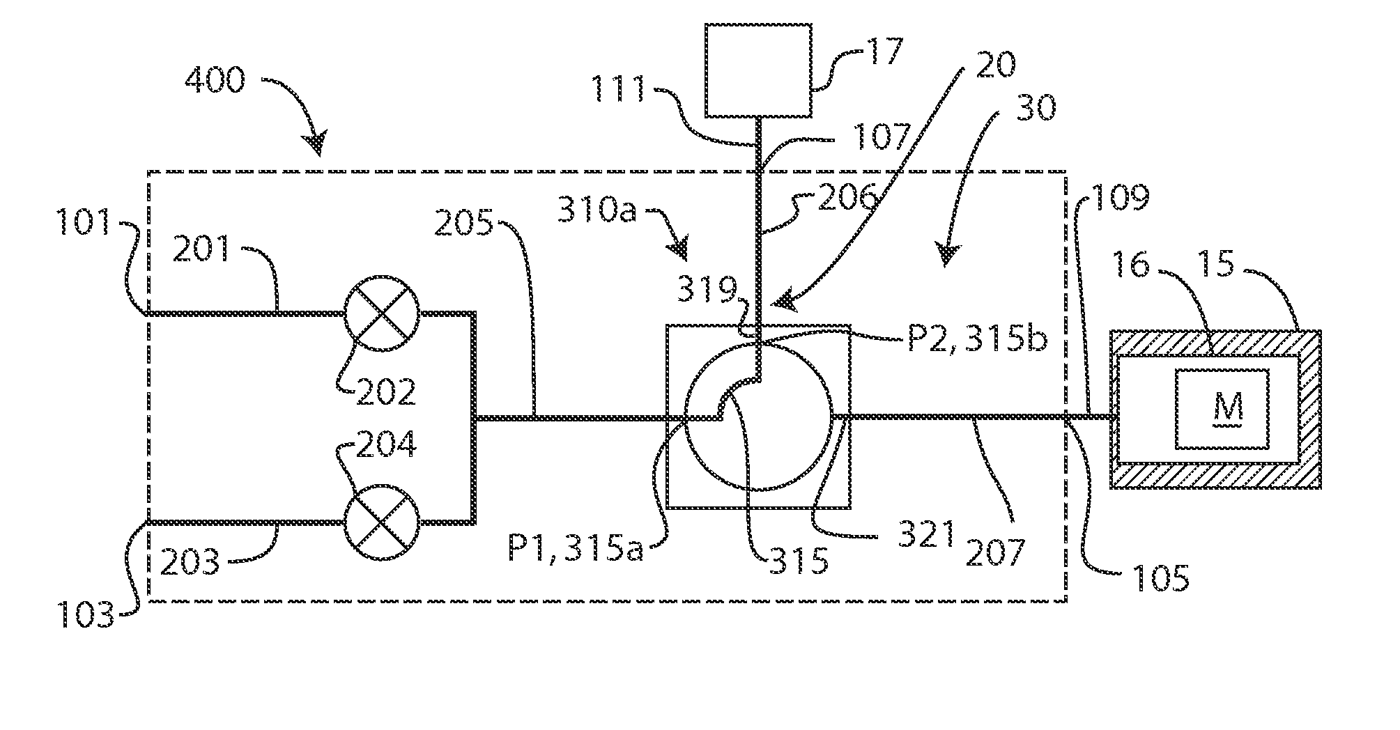 Method and apparatus for handling small quantities of fluids