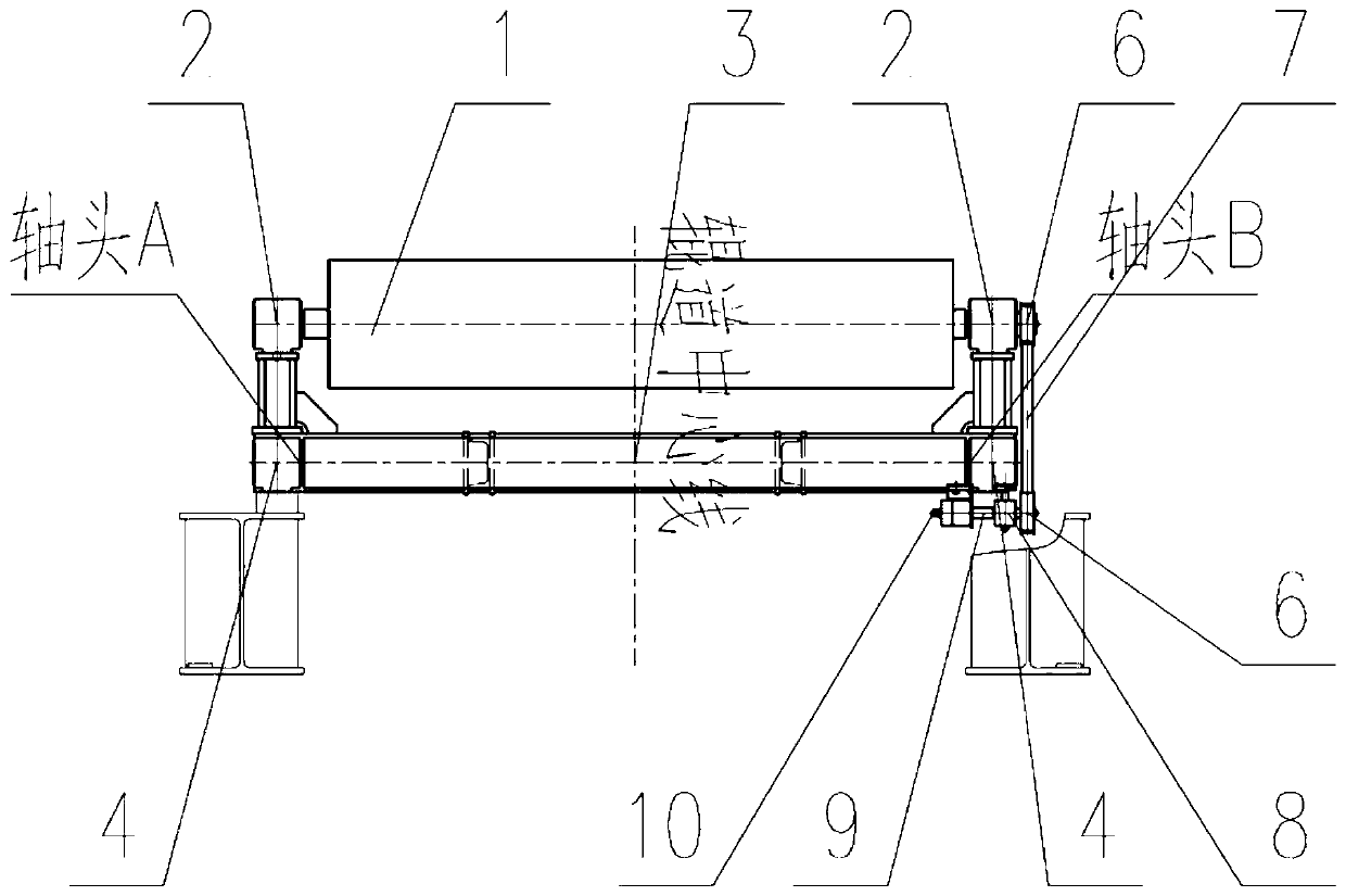 Self-adaptive speed measurement device for steel sheet pile (H-section steel) with counter weight