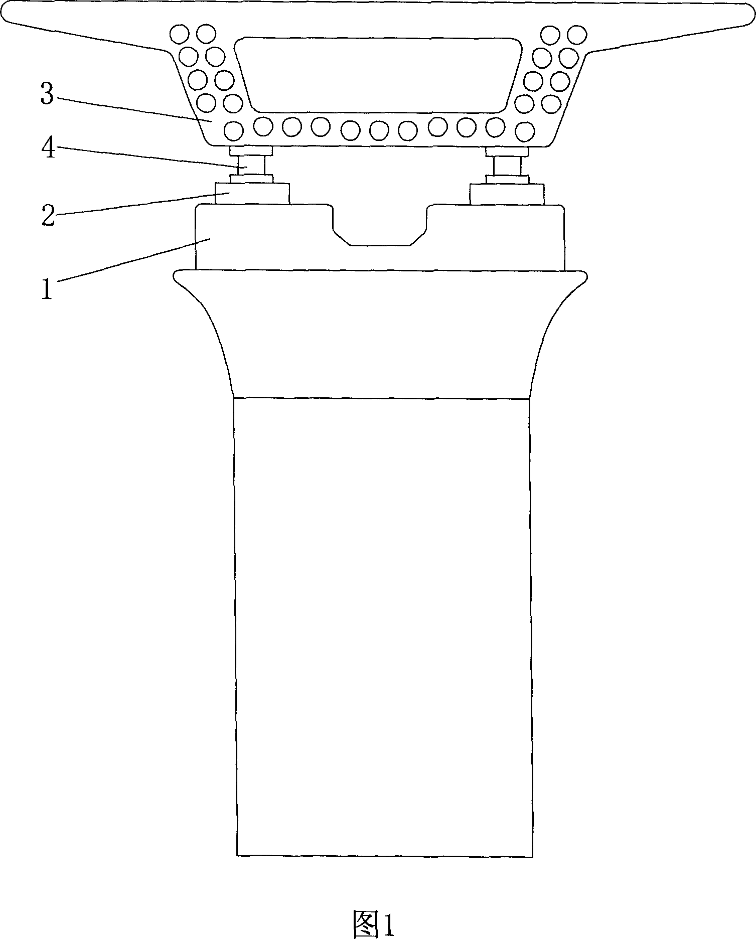 Low temperature construction method for bridge support grouting