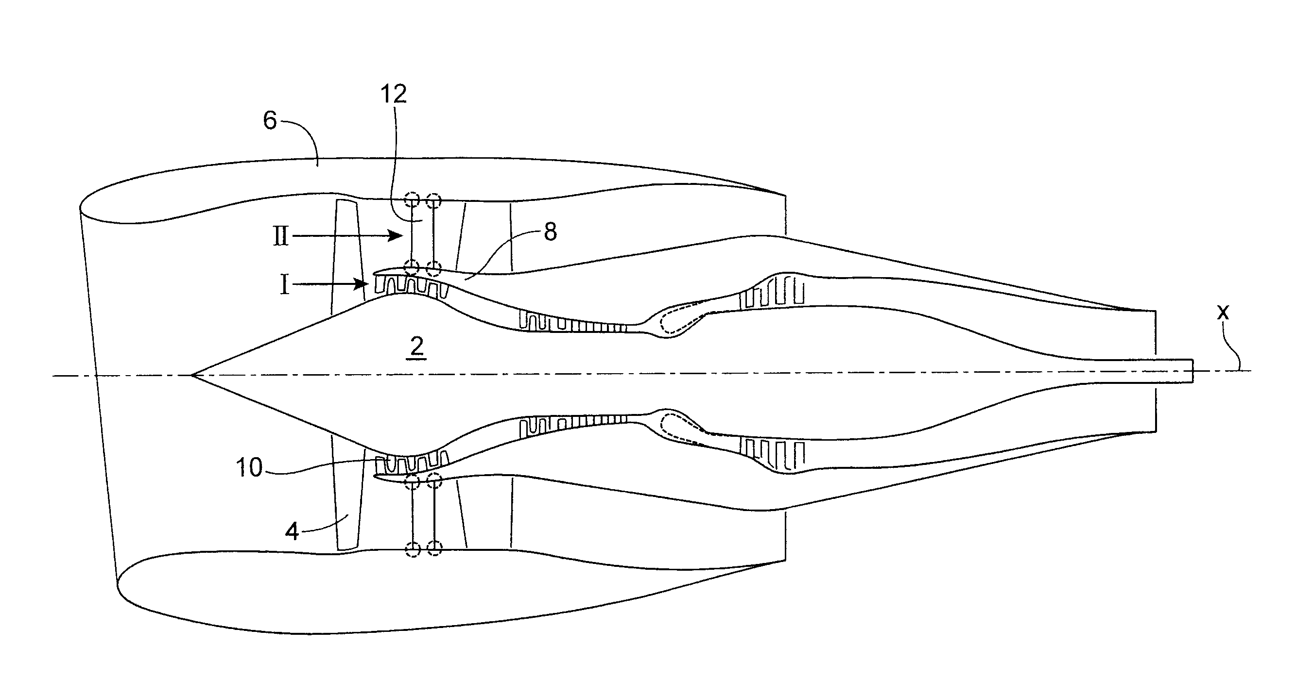 Structural and aerodynamic module for a turbomachine casing and casing structure comprising a plurality of such a module